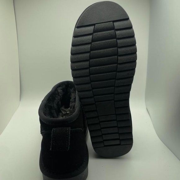 CUSHIONAIRE Women's Cozy pull on boot BLACK SIZE 8M - Picture 6 of 6